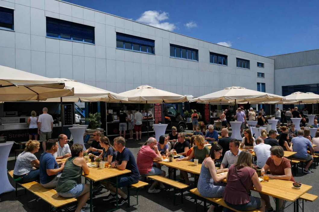 Foodtruck von La Tapita bei einem Firmenevent