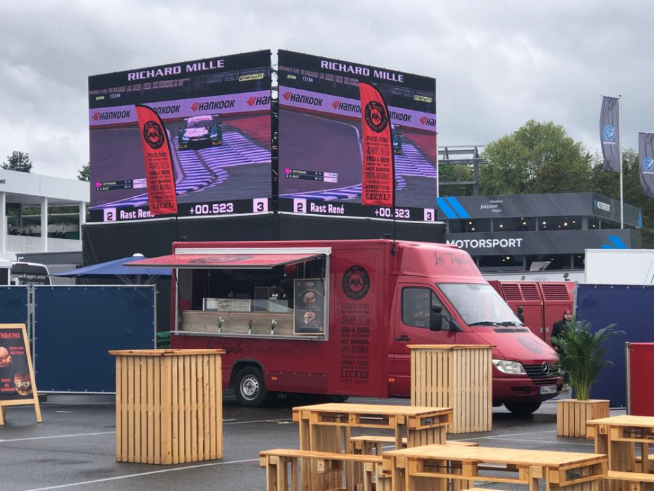 La Tapita Foodtruck bei einem Firmenevent in Hockenheim